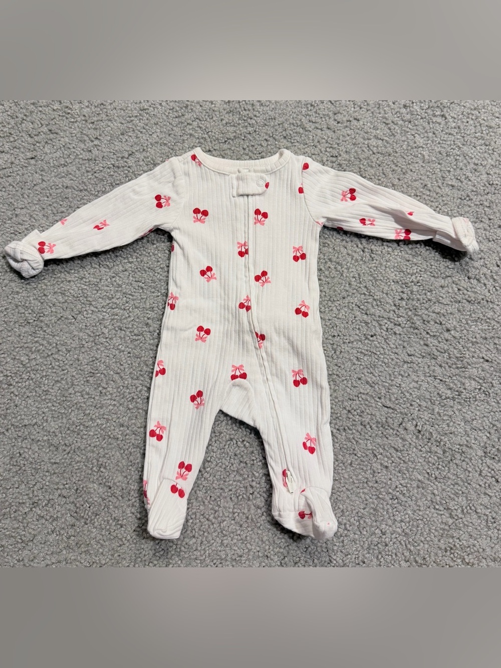 Cherry Footie Pajamas